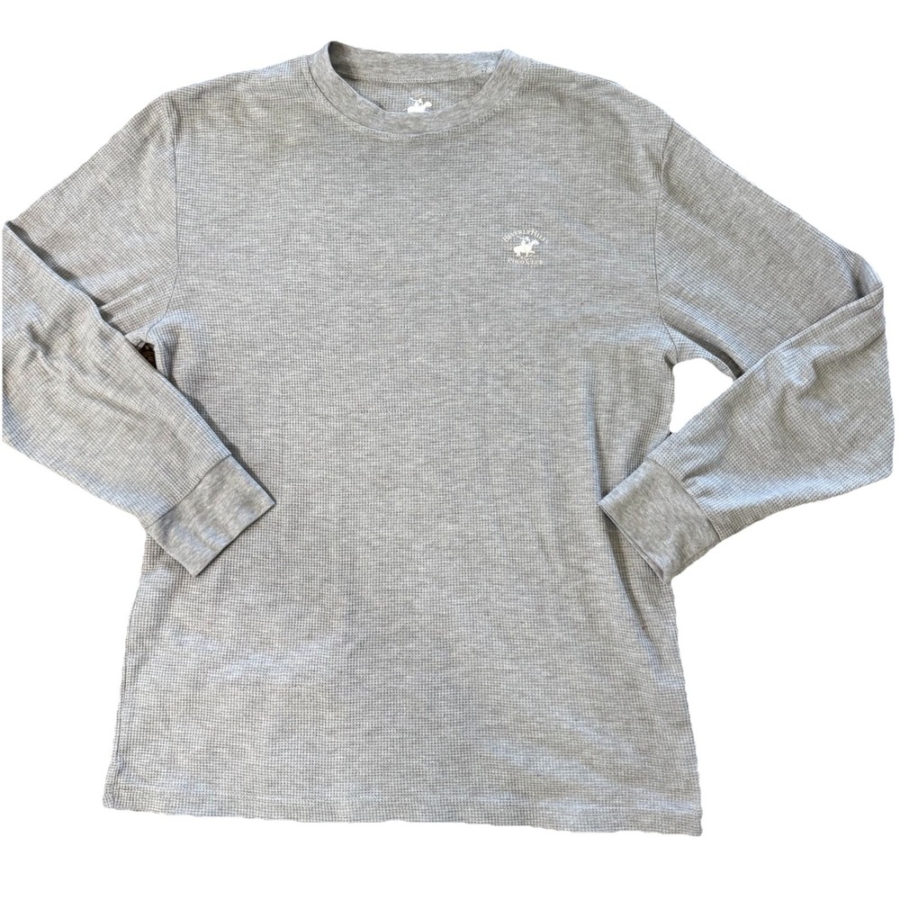 Beverly Hills Polo‎ Club Thermal Long Sleeve Loungewear Top Men's Size Medium